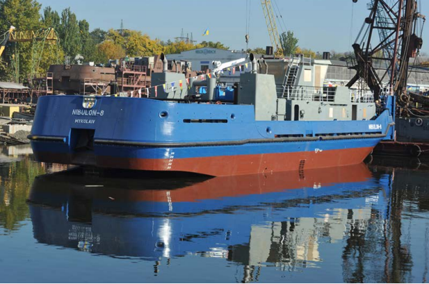 NIBULON Shipbuilding and Repair Yard Launched the POSS-115 Project Tug 